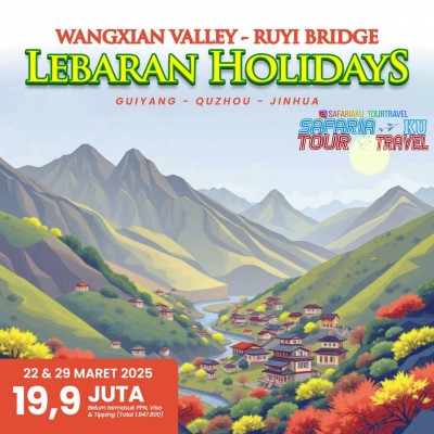 Guizhou Wangxian Valley 09 Hari / 07 Malam